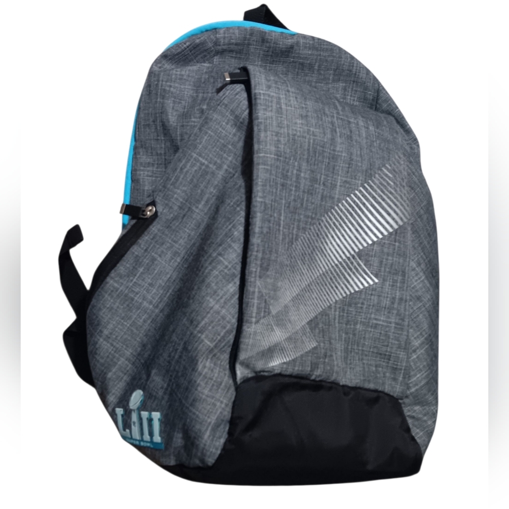 NFL LEAGUE LOGO Super Bowl LII Gray and Black Men's Backpack